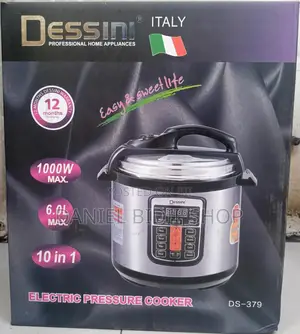 Electric Pressure Cooker 10 In 1 6litres 1000watts Dessini