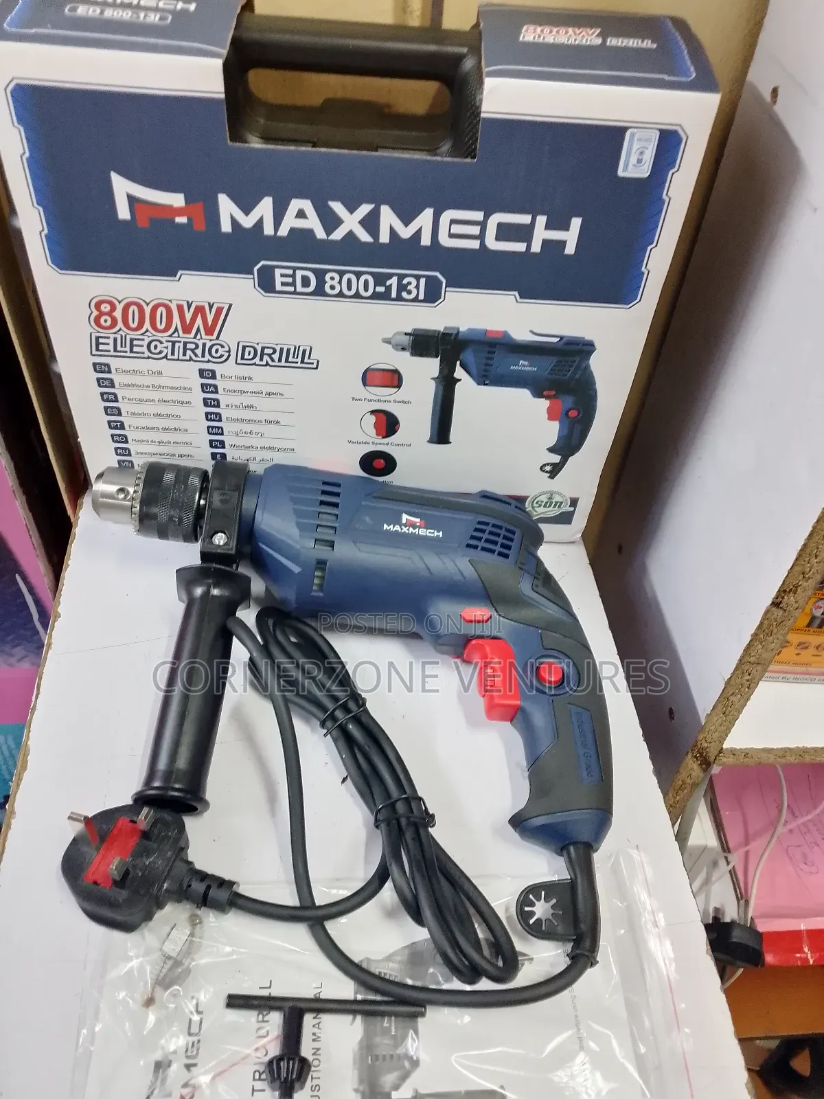 800w Maxmech Electric Drill /Maxmech Impact Drill