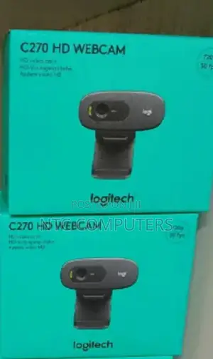 Logitech C270 Desktop Or Laptop Webcam, Hd 720p Widescreen