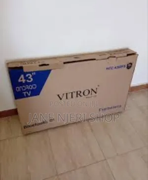 Vitron  43 Inches  Android  Tv Frameless  New Model