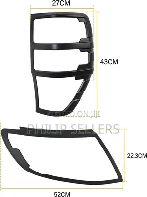Eadlight and Tail Light Guards for Ford Ranger Wildtrak
