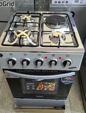 Ecomax 3 Gas + 1 Electric Cooker 50*55cm With Electric Oven,