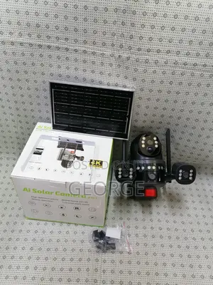 Ai Solar Dual Lens PTZ Solar Camera Accept All Sim Cards
