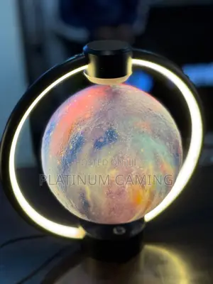 Magnetic Levitation Moon Lamp Bluetooth Speaker