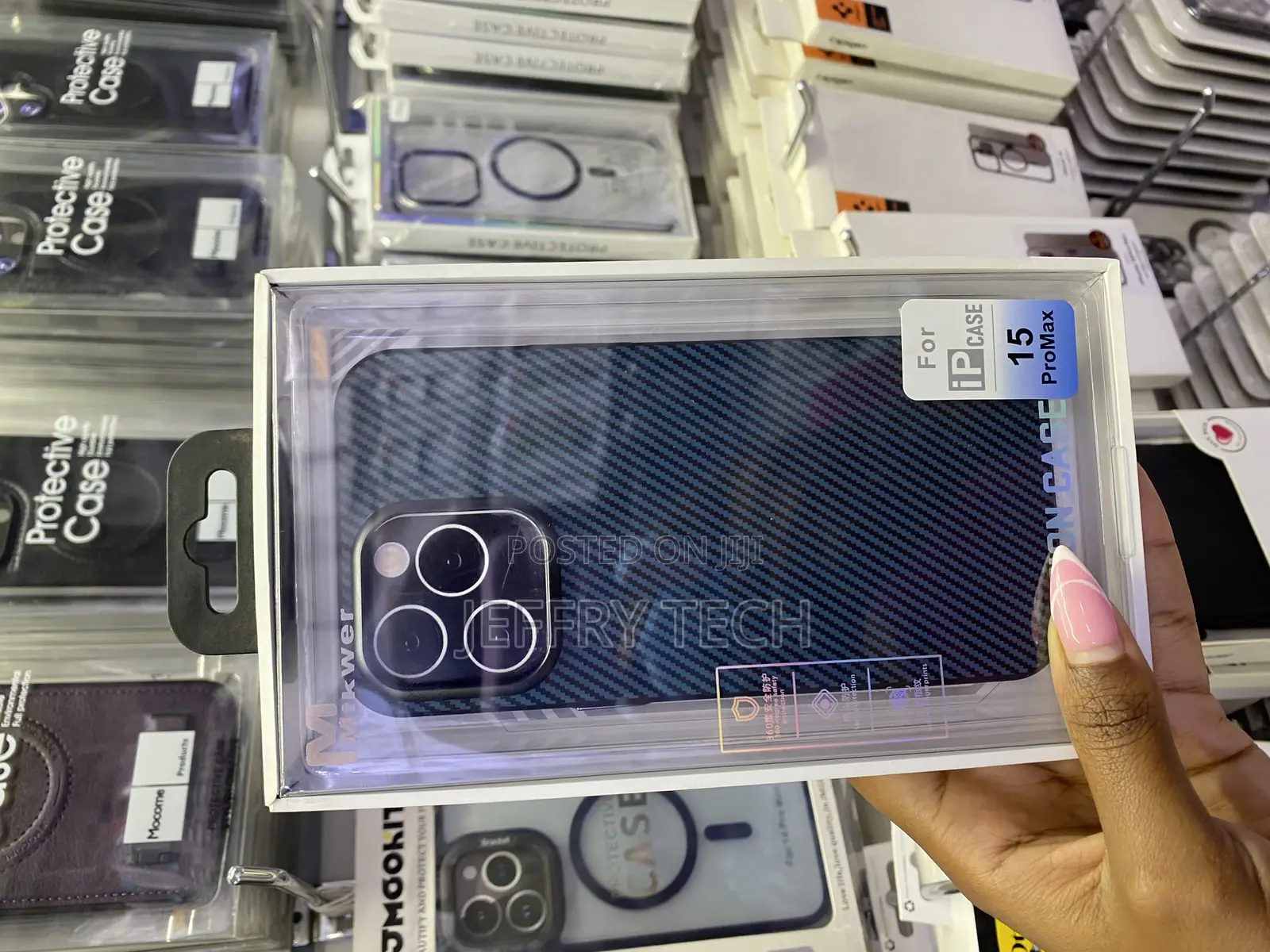 Menoh Carbon Fiber Case for Apple iPhone 15 Pro Max