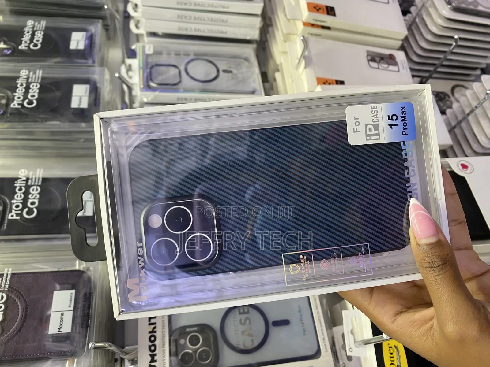 Menoh Carbon Fiber Case for Apple iPhone 15 Pro Max