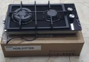 Haier Glass Inbuilt 2 Burner