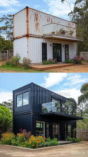 Off-Grid 2-40ft High Cube Dream Home
