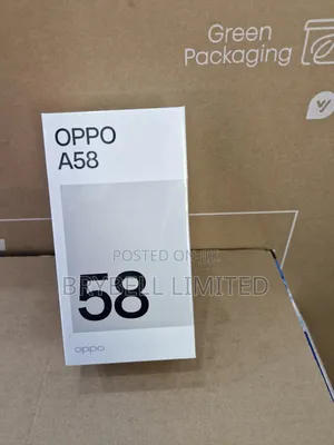 New Oppo A58 128 GB Black
