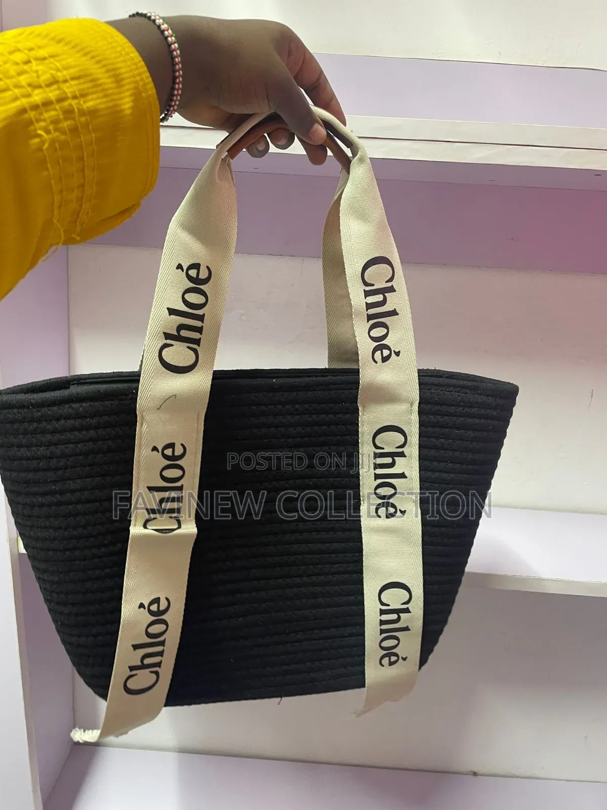 Chloe Woven Straw Bag
