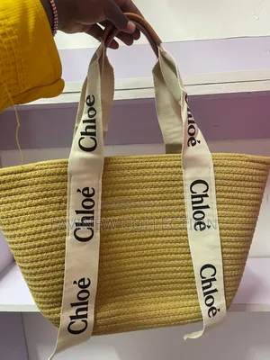 Chloe Woven Straw Bag