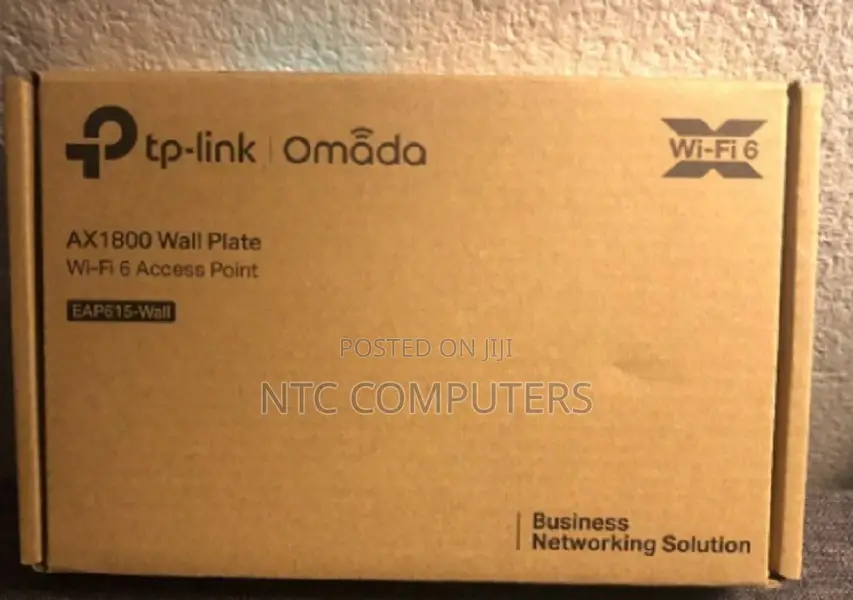 TP-Link Ax1800 Wall Plate Wifi 6 Access Point - Eap615-Wall