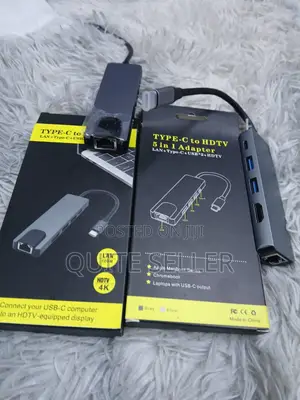 New Advanvced Usb Hub Type-C to HDTV 5 in 1 Adapter