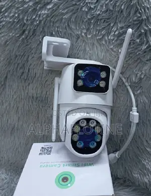 Two- Lens PTZ Wifi Enabled Wireless Icsee CCTV Camera