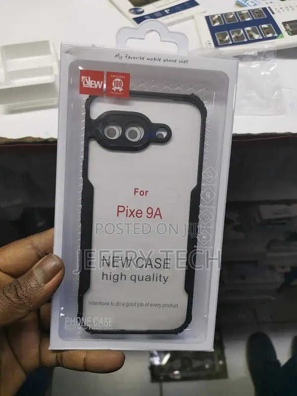 Google Pixel 9a Shockproof With Polycarbonate Clear Cover