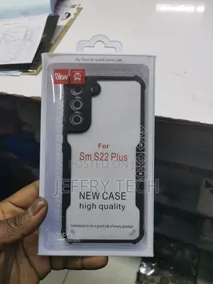 Ipaky Transparent Shockproof Back Case for Samsung S22 Plus