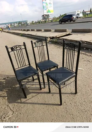 Locally Made, Black Dining Chairs 