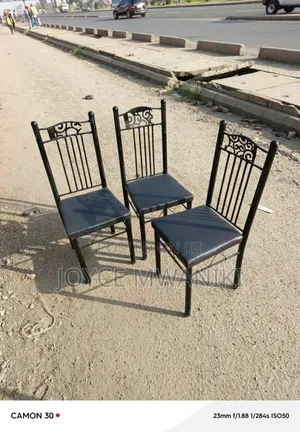 Locally Made, Black Dining Chairs 