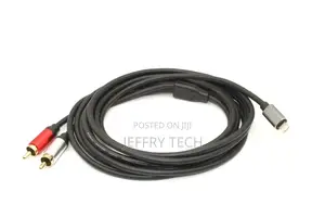 2 Rca to 8 Pin Aux Stereo Y Splitter Cable for I Phone - 3m