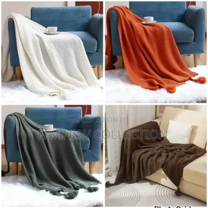 High Quality Knitted Throw Blanket