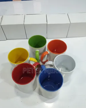 Two-Color Sublimation Mugs in Gift Boxes Available