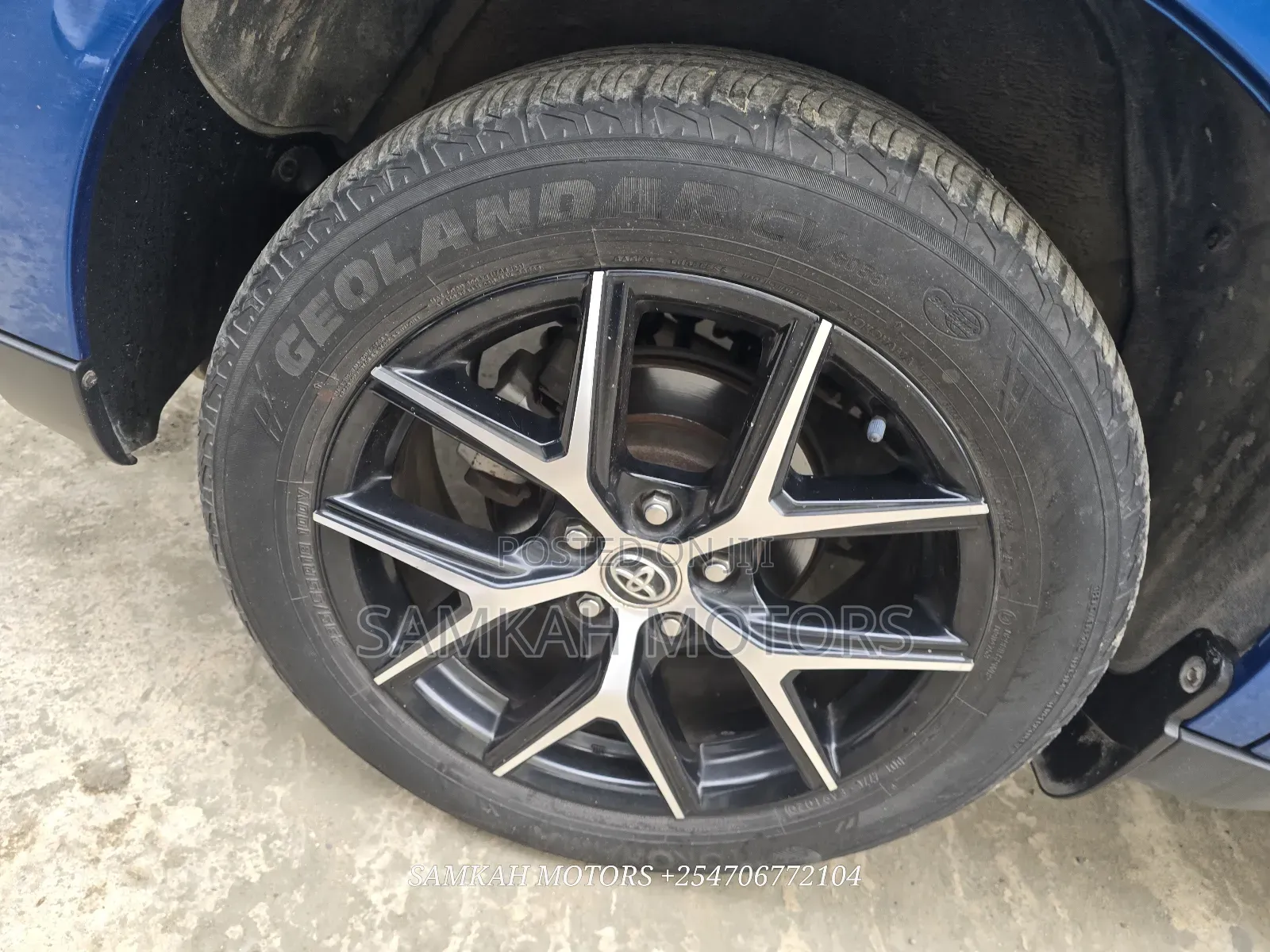 Toyota Harrier 2016 Blue