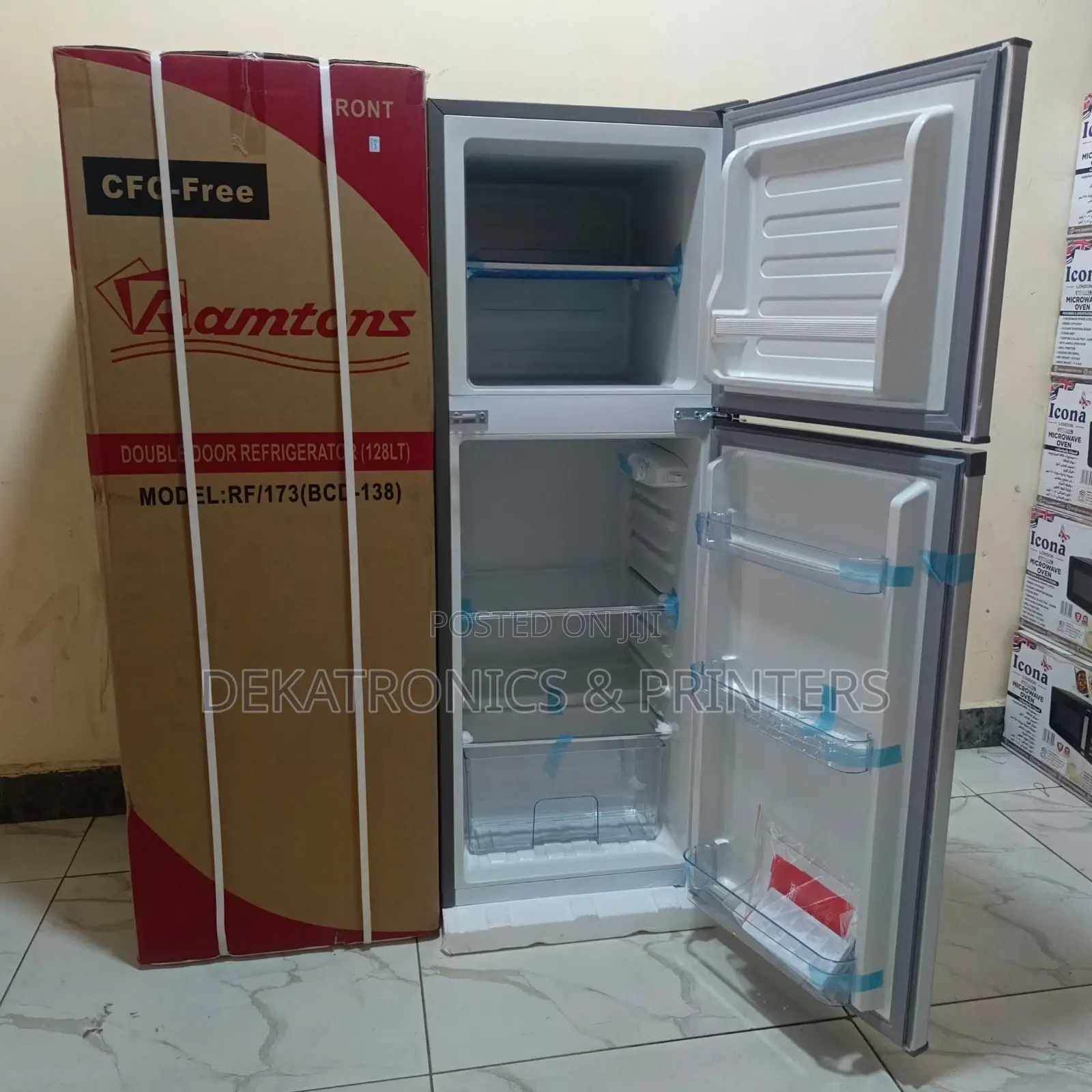 Ramtons 128l Fridge Two Door Direct Cool Refrigerator