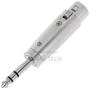 XLR Audio Adapter Jack 6.3mm Male to Male 3-Pin