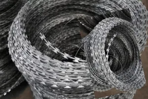 Galvanized 730mm by 7.5m Razor Wire