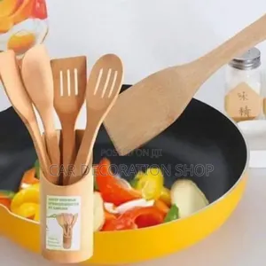 4pc Bamboo Wooden Kitchen Utensil Set for All Cooking