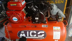 Top Guarantee 100l Aico Petrol Air Compressor