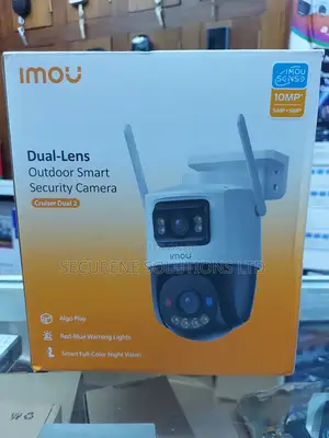 Imou Cruiser Dual 2, a 10mp Dual-Lens Outdoor Smart Camera.