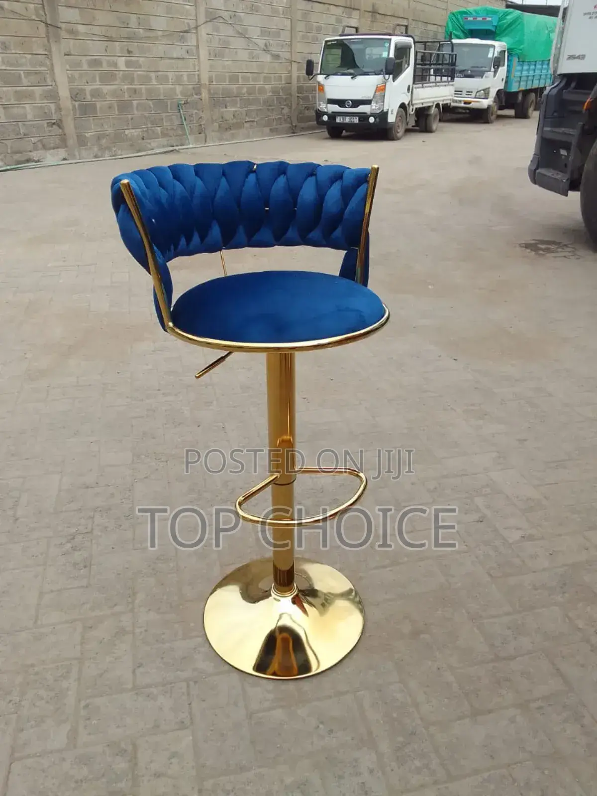 Velvet Kitchen Stools