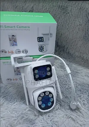 Smart Wi-Fi Double Lens CCTV Camera PTZ Icsee App Surpoted