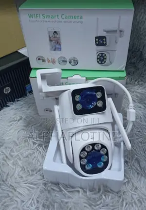 Icsee Dual Lens Wifi Ip Camera Wireless Outdoor CCTV PTZ