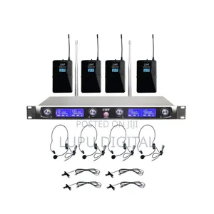 4-Channel Uhf Wireless Microphone System.