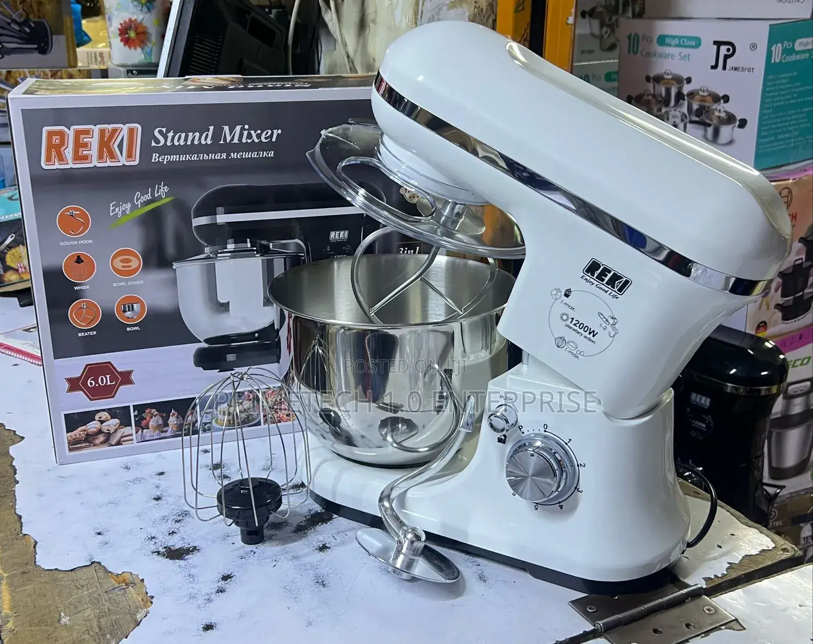 Reki Commercial Stand Mixer-6l