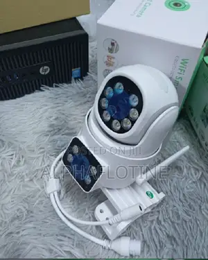 360° Surveillance Dual-Lens, Dual-Screen Wifi, Outdoor PTZ