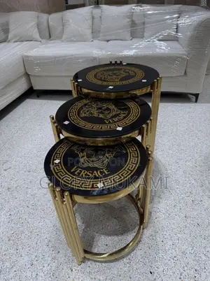 3 Black Set Coffee Tables