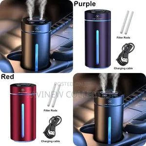 New Upgraded Rechargeable Dual Spray Car Humidifier