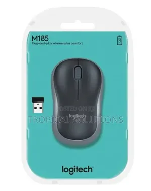 Logitech M185 Wireless Mouse ,Grrey, Blue, Red Available