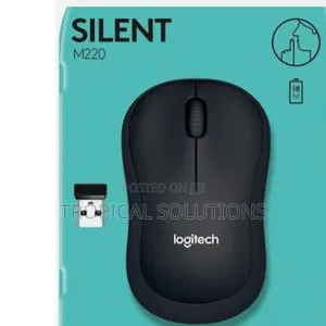 Logitech M220 Silent Mouse Blue, Charcoal Black M220