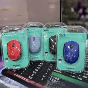 Logitech M171 Wireless Mouse Blue Gray, Black,Blue,Red,White