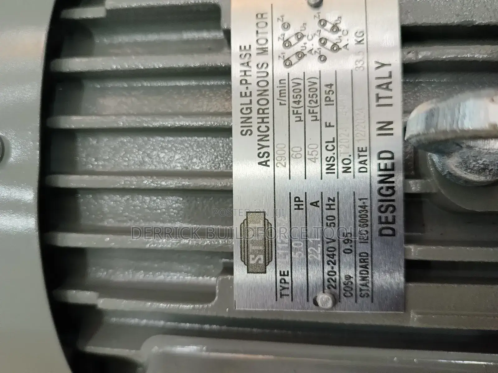 STCL Electric Motor 5hp Low Speed Single Phase