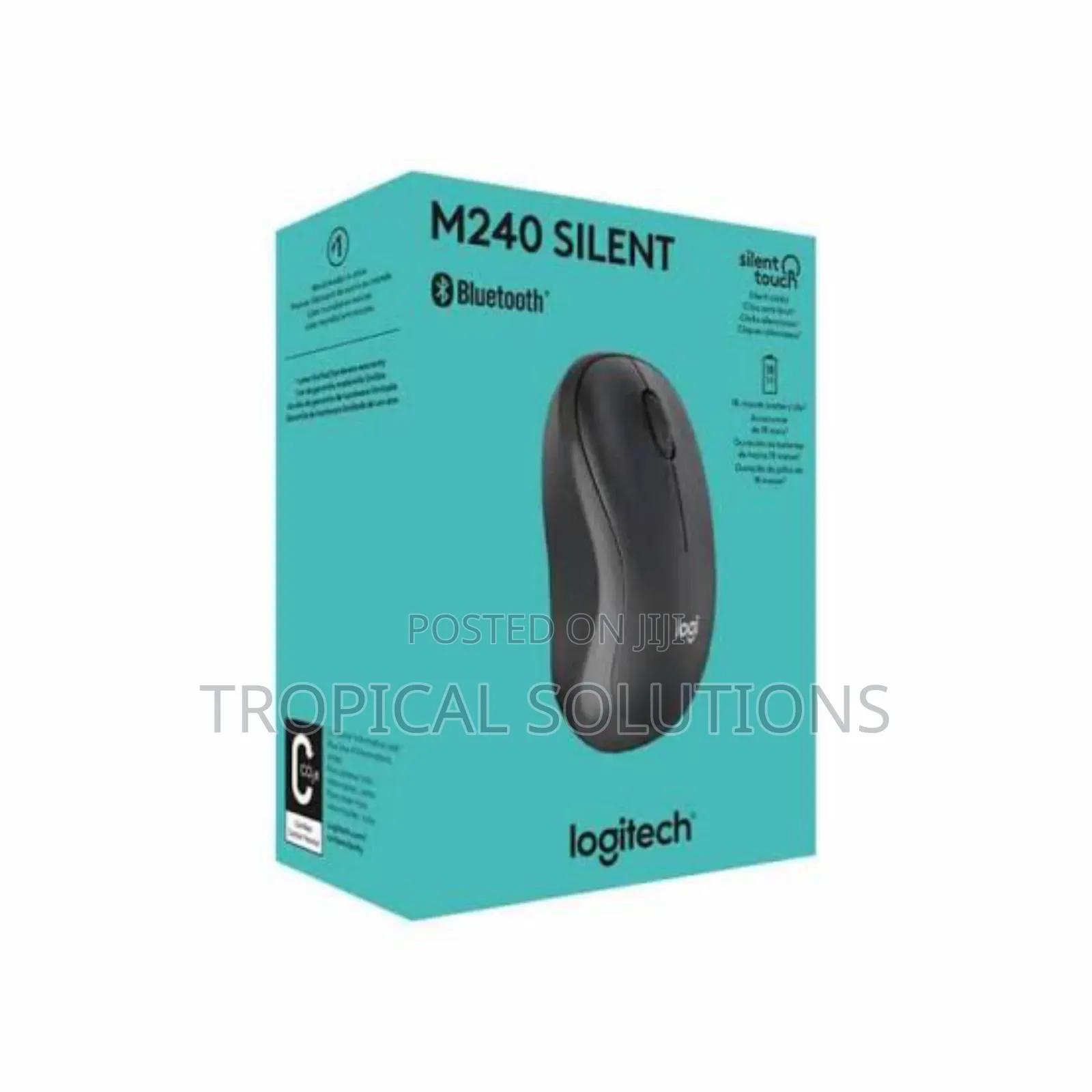 Logitech M240 Silent Wireless Mouse Graphite