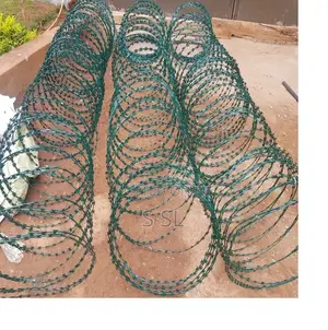 450mm Green Double Galvanized Razor Wire