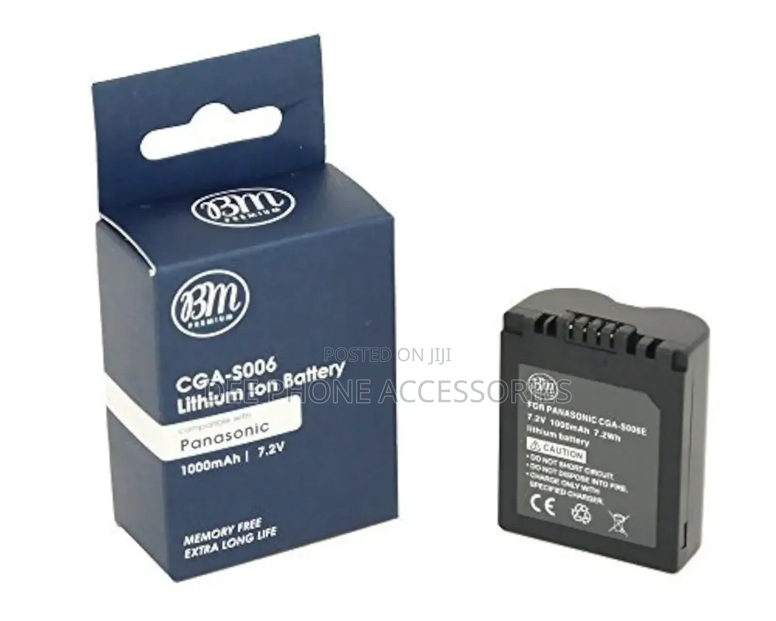 Panasonic Cga S006 Camera Battery