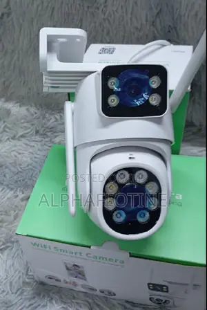 PTZ Wifi Enabled Double Lens CCTV Camera-(Icsee App)Wireless