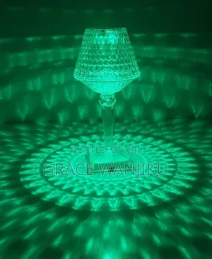 Rechargeable Rose Diamond Table Lamp*
