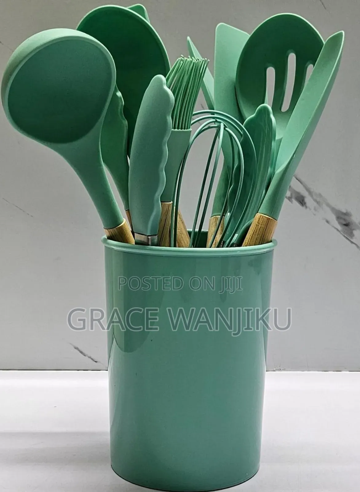 11pc Nonstick Silicon Cooking/Serving Spoon Set